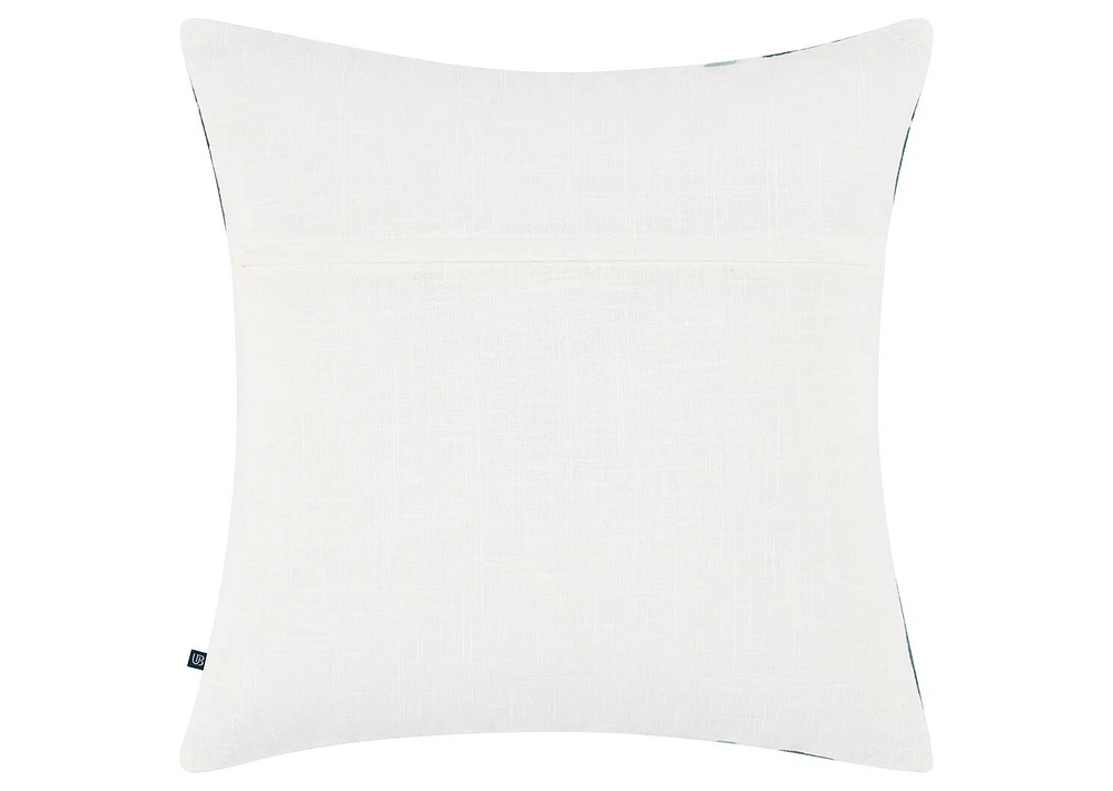 Manon Cotton Pillow 20x20 Iv/Blue/Pond