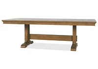 Edmond Ext Dining Table -Fawna Amber