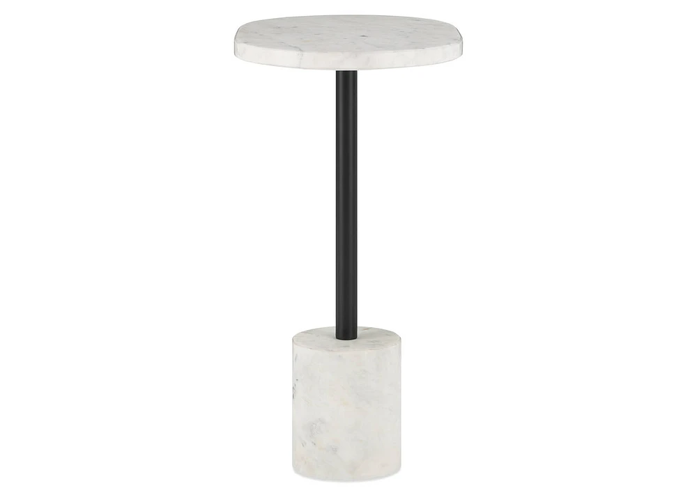 Piero Accent Table - Warra White