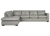 Brewer Custom Leather Sectional