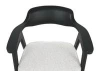 Sophie Counter Stool -Black/Ruby Glacier