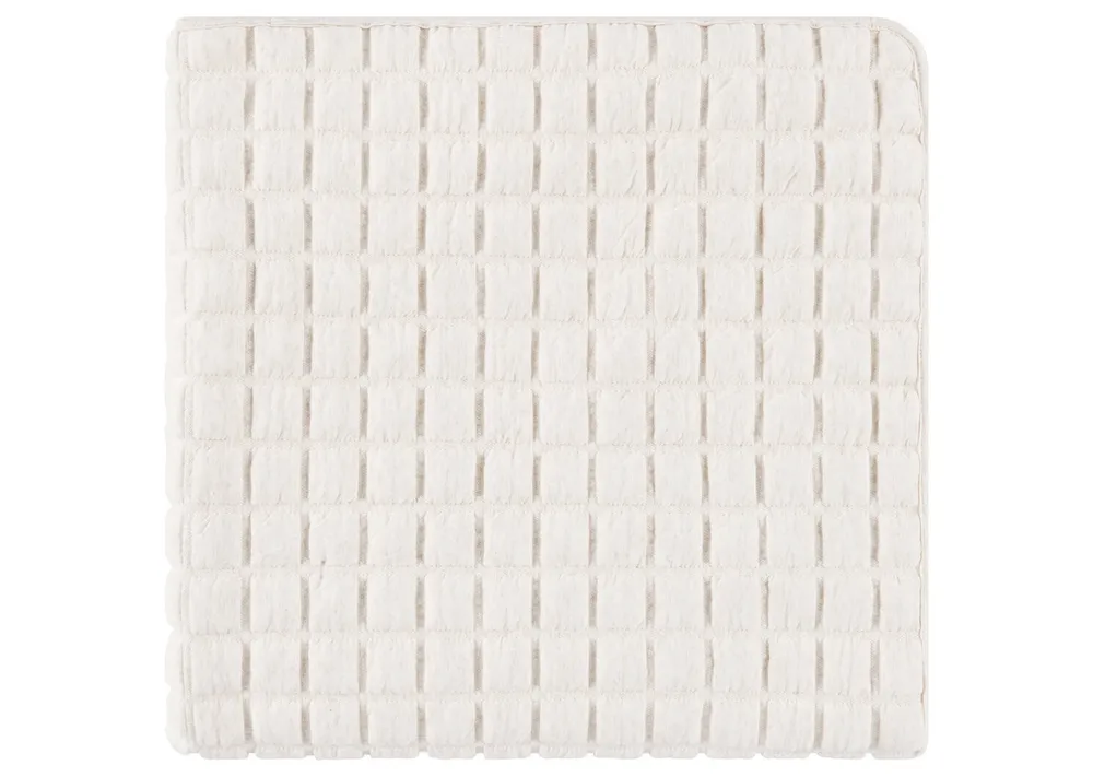 Lassen Cotton Bed Throw Oatmeal