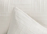 Dougray Cotton Duvet Set Queen Cream