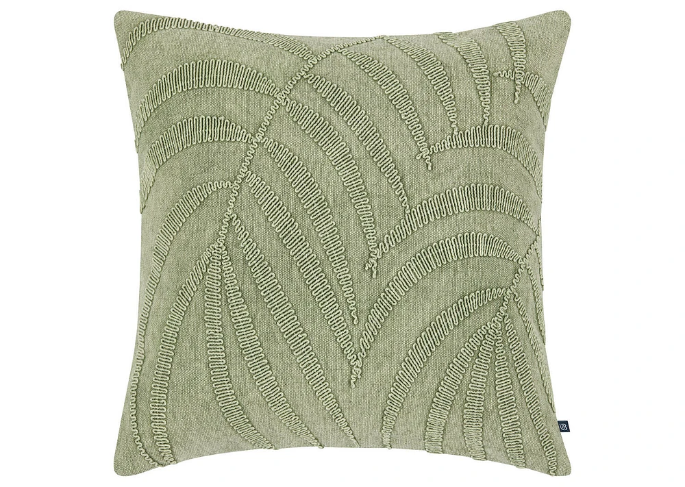 Aleise Cotton Pillow 20x20 Green