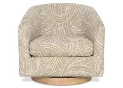 Caleb Swivel Armchair -Anza Wheat