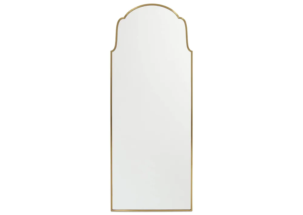 Lillis Leaner Mirror Brass