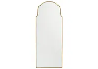 Lillis Leaner Mirror Brass