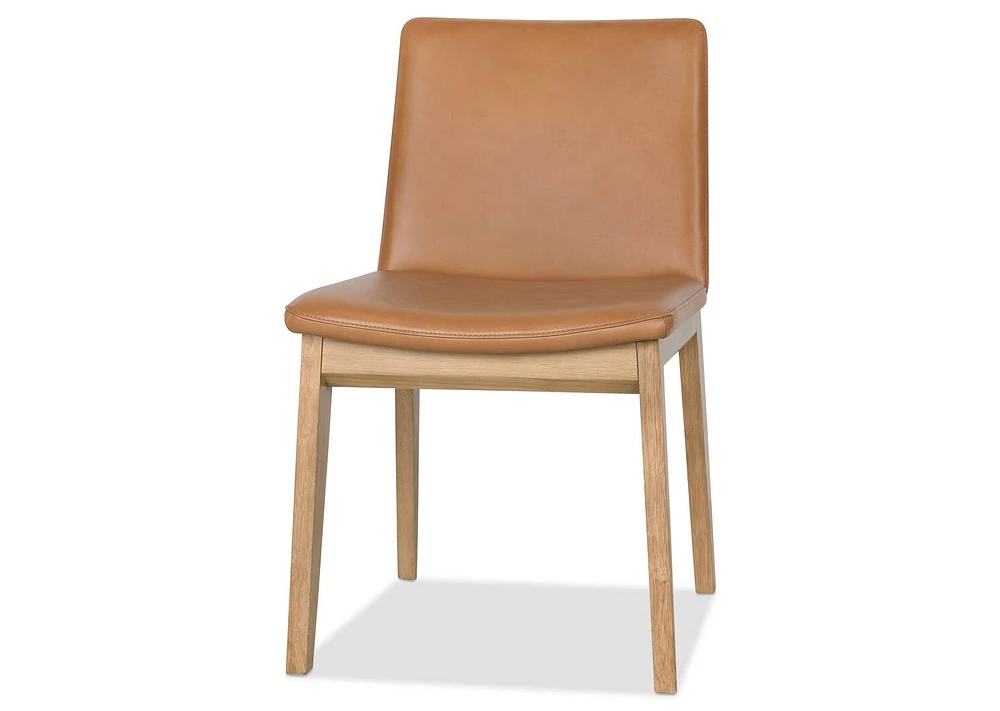 Ciera Leather Dining Chair -Olson Camel