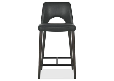 Yvette Lthr Counter Stool -Olson Slate