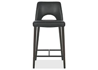 Yvette Lthr Counter Stool -Olson Slate