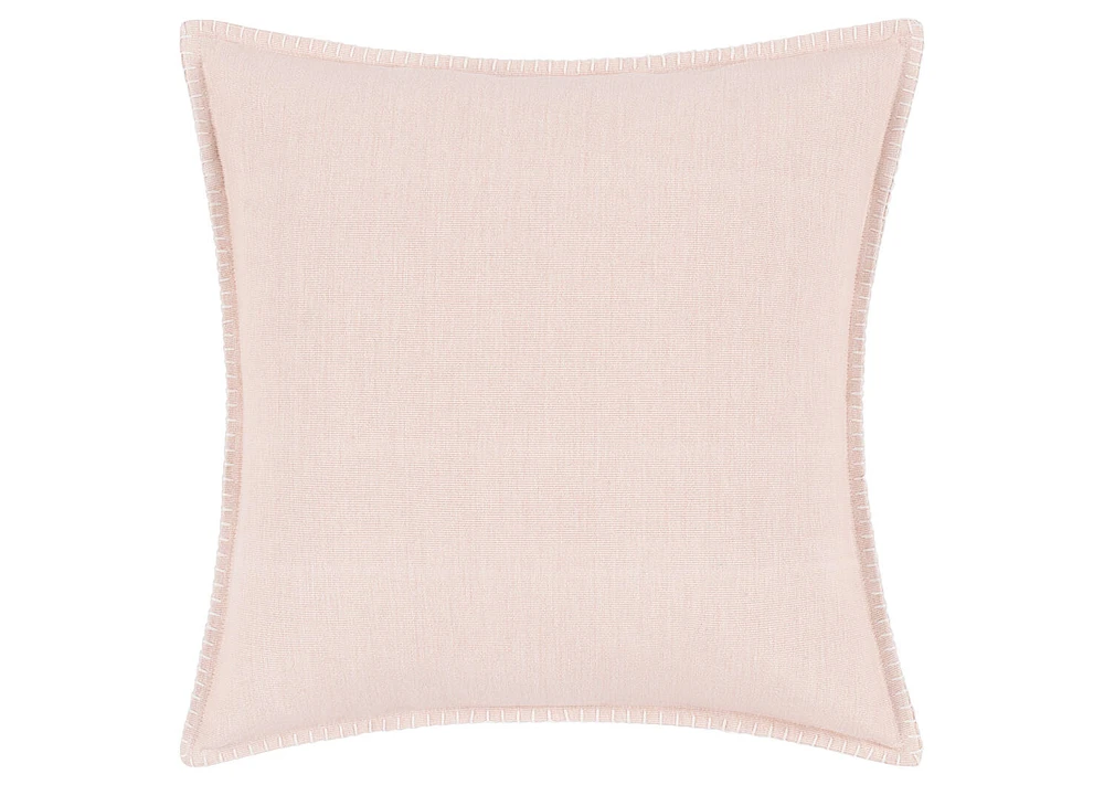 Aria Cotton Pillow 20x20 Pink Dust