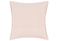 Aria Cotton Pillow 20x20 Pink Dust