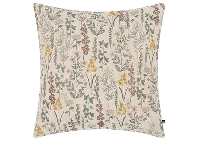 Posie Cotton Floral Pillow 20x20 Multi