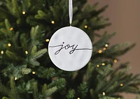 Joy Script Ornament