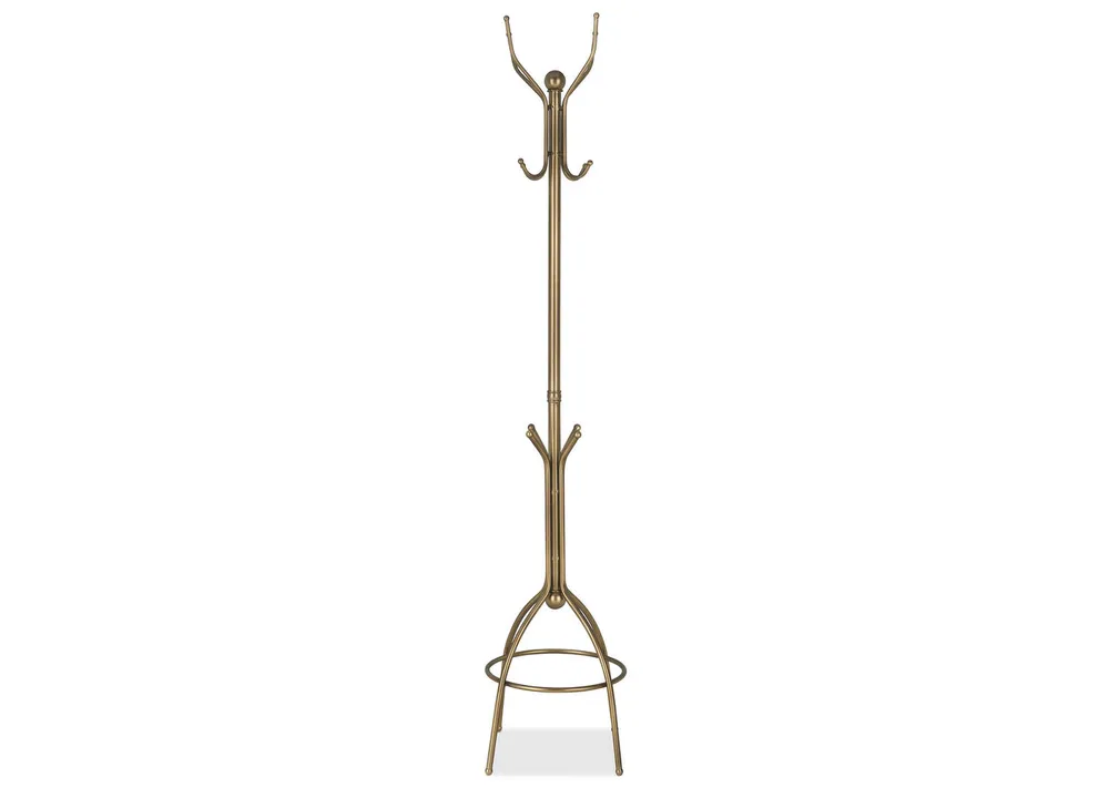 Armond Coat Rack Brass