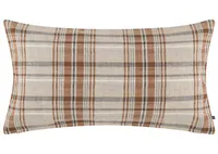 Conway Linen Pillow 12x22 Sand/Rust