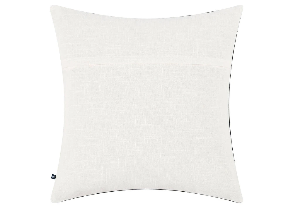 Rae Cotton Pillow 20x20 Blk/Iv/Caramel