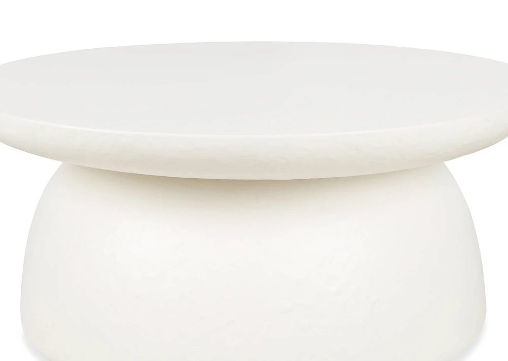 Oram Coffee Table 36" -Plaster