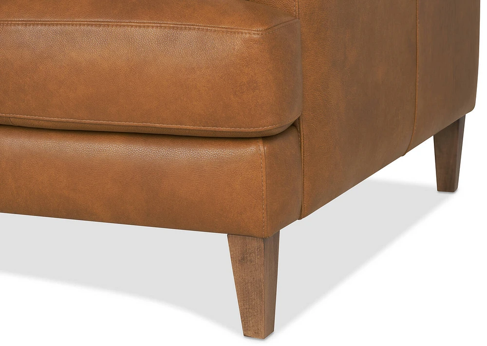 Nicolo Leather Sofa -Dutton Cinnamon