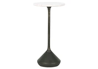 Banks Accent Table -Bronze