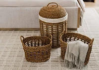 Nichols Wool Rug 96x120 Grey/Ivory