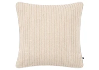 Belmont Chevron Pillow 20x20 Ivory/Tan