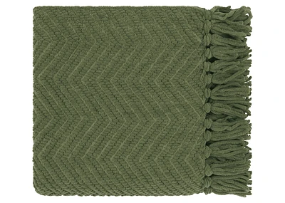 Elan Chenille Throw Clover