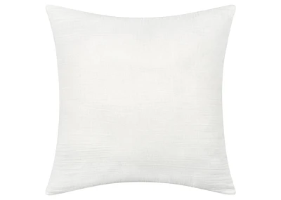 Lola Cotton Pillow 24x24 Ivory