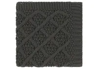 Curtis Cotton Chunky Throw Dark Grey