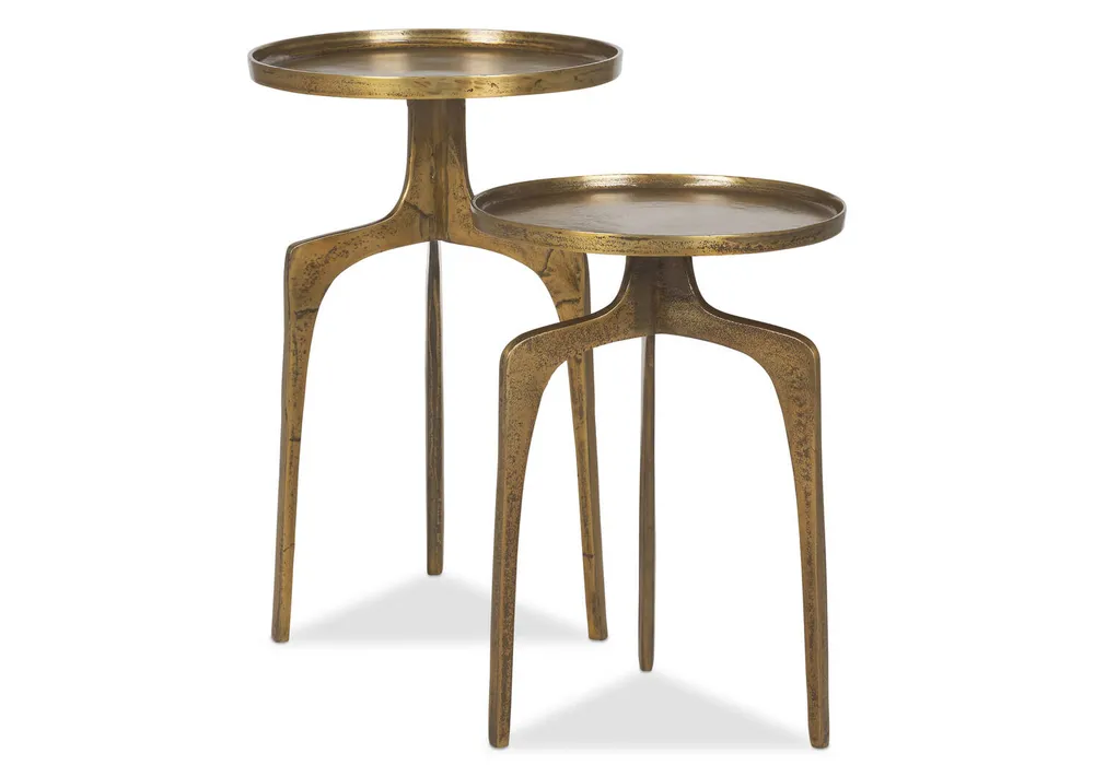 Saylish Accent Table 25" -Brass