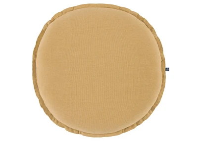 Faria Cotton Round Pillow Amber