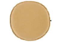 Faria Cotton Round Pillow Amber