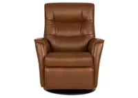 Paramount Leather Recliner -Sol Caramel