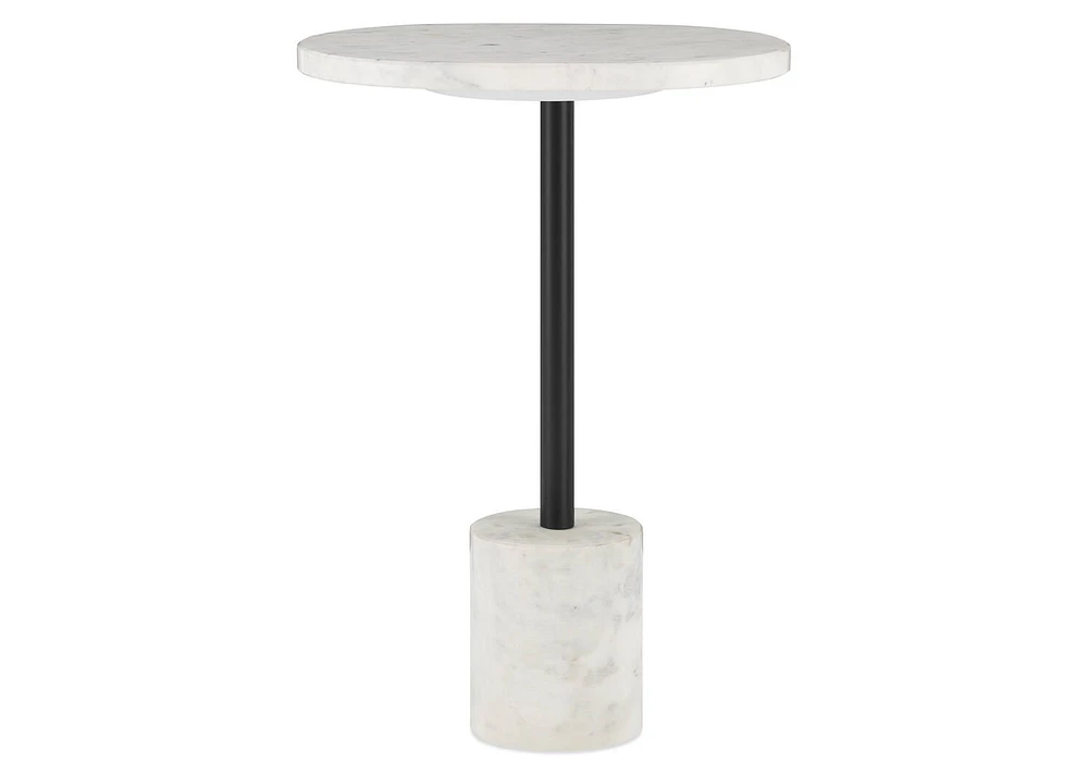 Piero Accent Table - Warra White