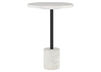 Piero Accent Table - Warra White