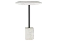 Piero Accent Table - Warra White