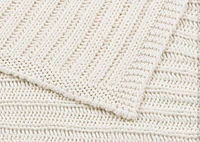 Emmons Cotton Throw Ivory