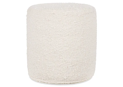 Clarkson Cotton Pouf Ivory