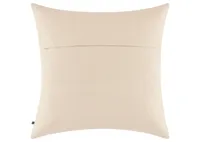 Layla Cotton Pillow 20x20 Ivory/Grey