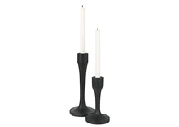 Baffin Candle Holder Short Black