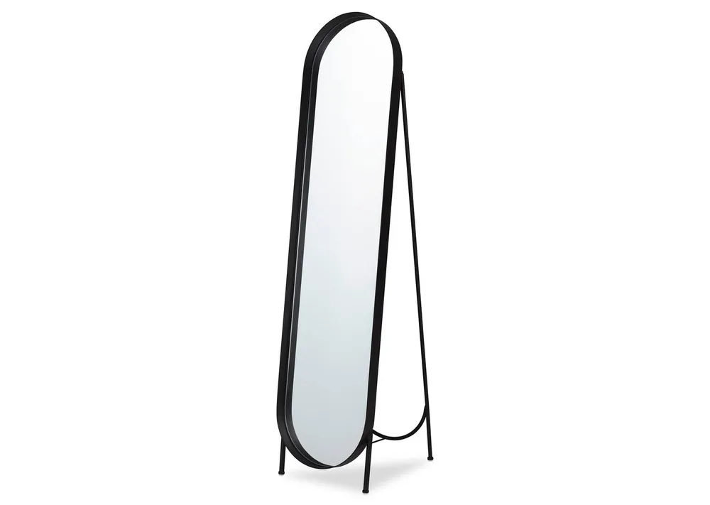 Britton Floor Mirror Black