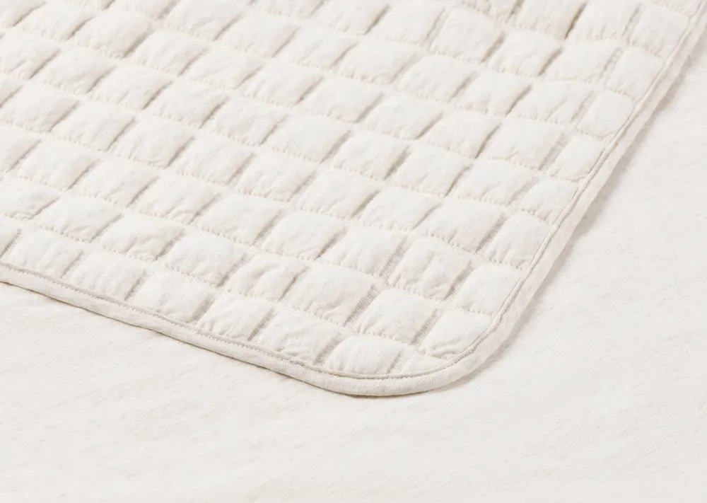 Lassen Cotton Bed Throw Oatmeal