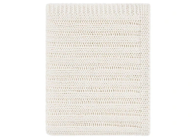 Emmons Cotton Throw Ivory
