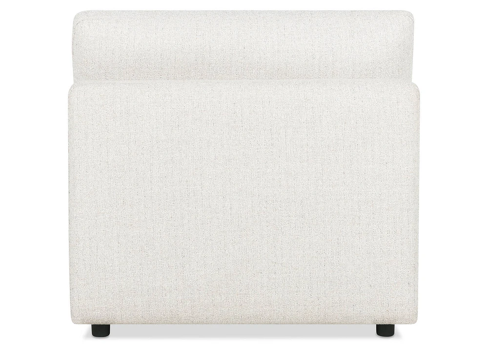 Mila Armless Chair Module -Sela Salt