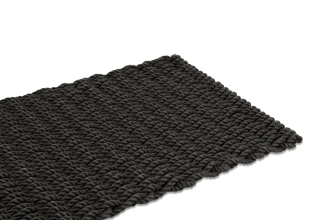 Rope Doormat Black