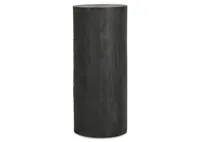 Drum Drawer Pedestal -Mango Black