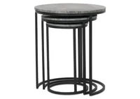 Gael Nesting Table Set -Kaya Grey