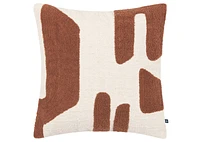 Haley Pillow 20x20 Natural/Rust