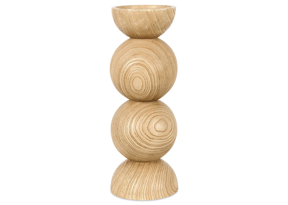 Algo Candle Holder Tall Natural