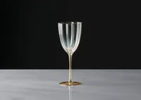 Phoebe Wine Glass Amber